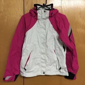 Columbia Pink and White Women's Jacket